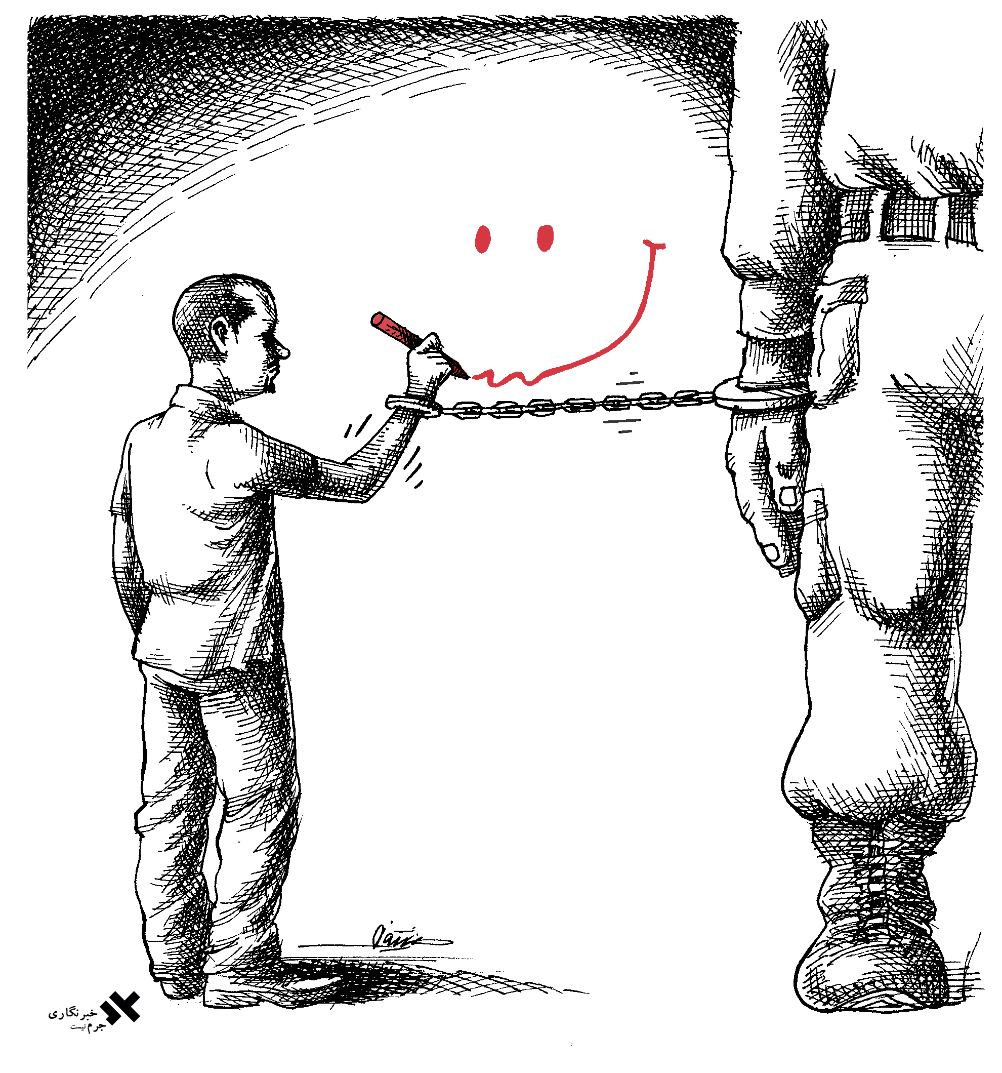 هادی حیدری کارتونیست بازداشت شد‎