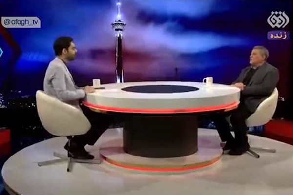 مشاجره محسن هاشمی با مجری شبکه افق بر سر خیابان «محمد مصدق»
