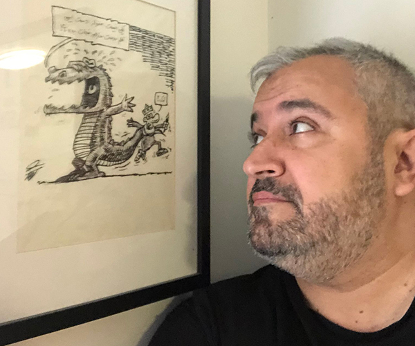 نیک‌آهنگ کوثر، مصباح و تمساحی که سرنوشت یک کارتونیست را عوض کرد